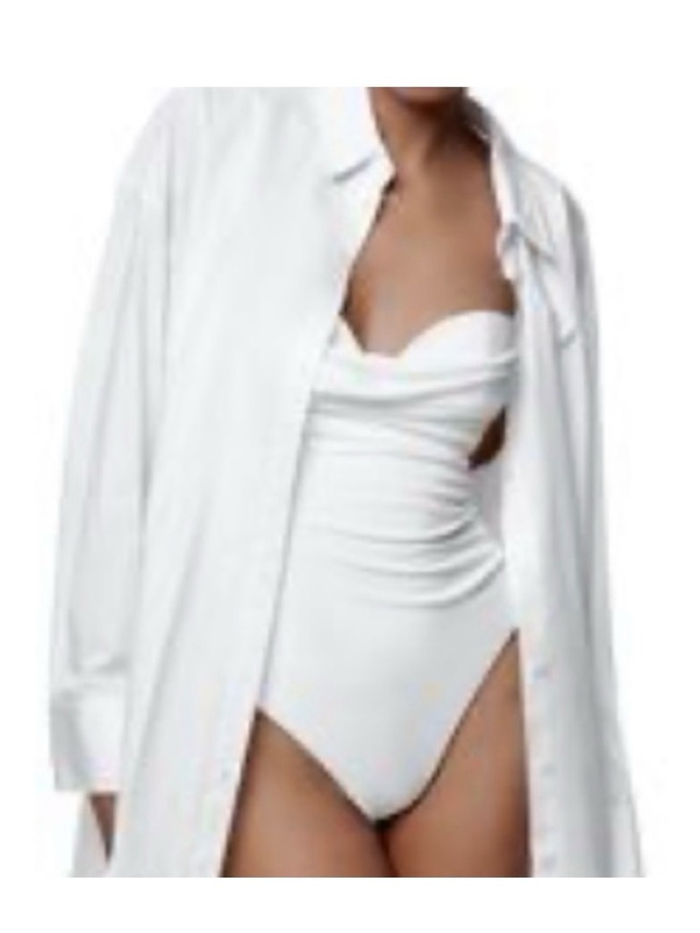 Zara One Piece Bodysuit…white with adjustable straps 3344/636/250